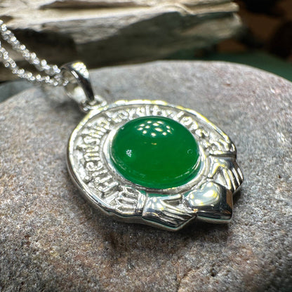Friendship, Loyalty and Love Claddagh Necklace