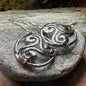 Grianan Celtic Spiral Earrings