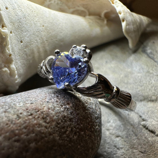 Lavender Claddagh Ring