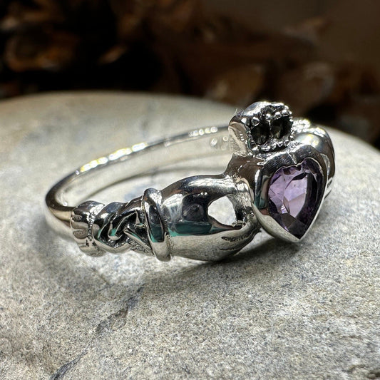 Eriu Marcasite Claddagh Ring