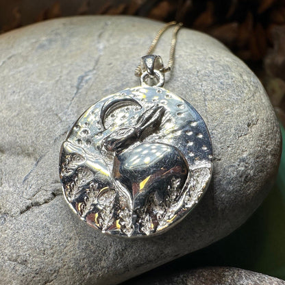 Night Sky Rabbit Necklace