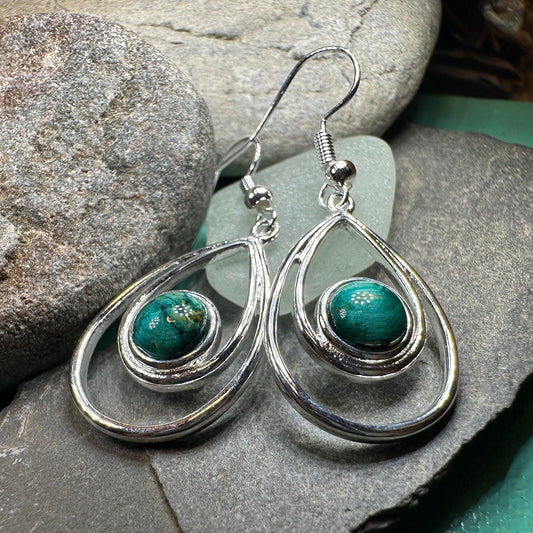 Heathergems Scottish Celtic Drop Earrings