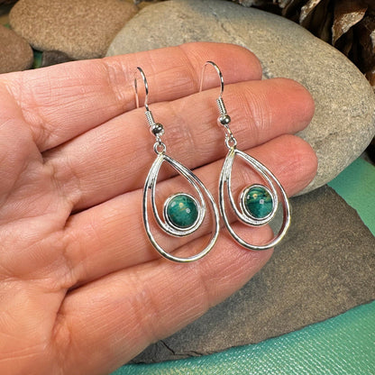 Heathergems Scottish Celtic Drop Earrings