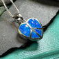 Peace Sign Opal Necklace