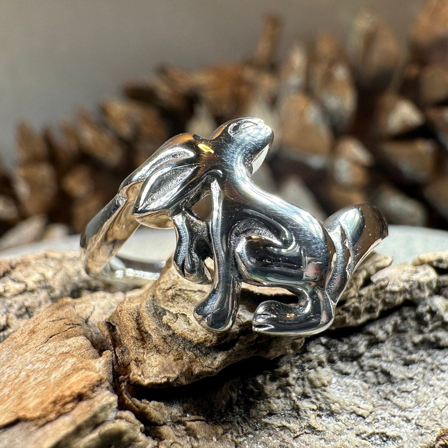 Moonlight Dancer Rabbit Ring