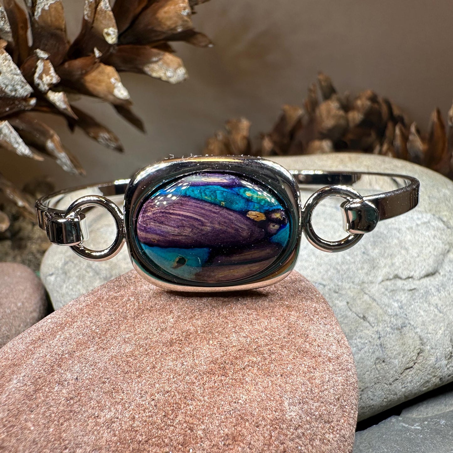 Square Scotland Heathergems Bracelet