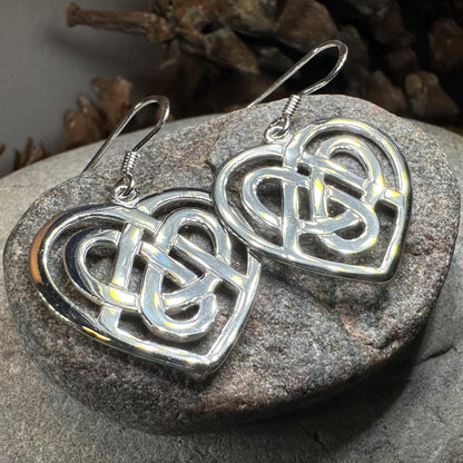 Gràidhear Celtic Heart Earrings