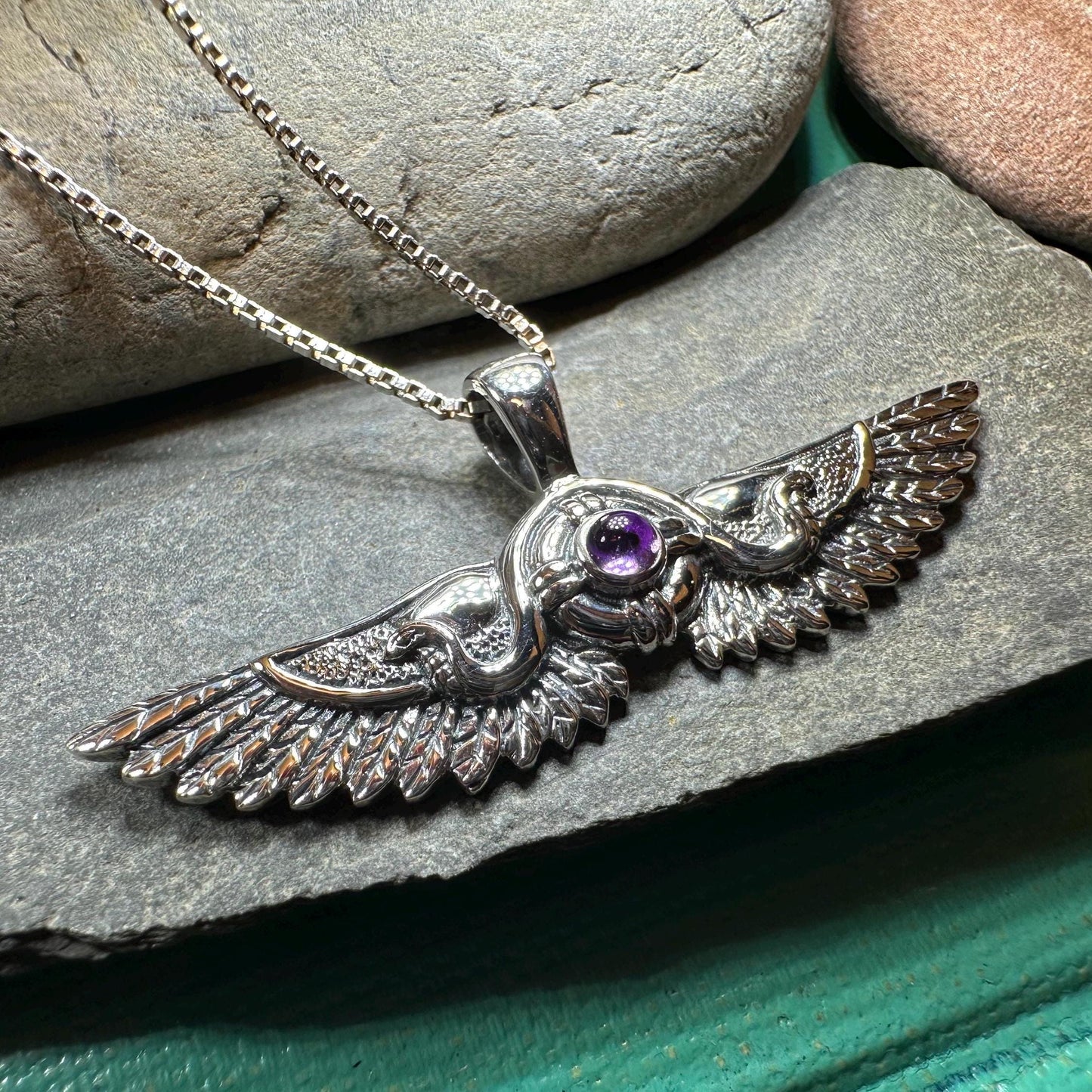 Winged Sun Egyptian Pendant