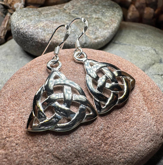 Lyric Celtic Triquetra Earrings