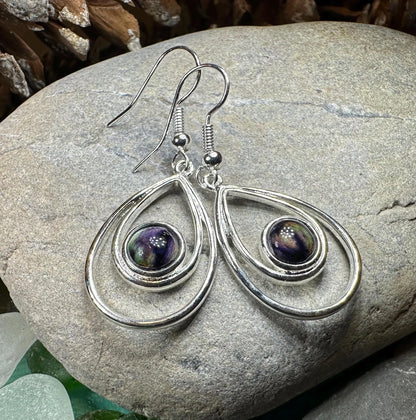 Heathergems Scottish Celtic Drop Earrings