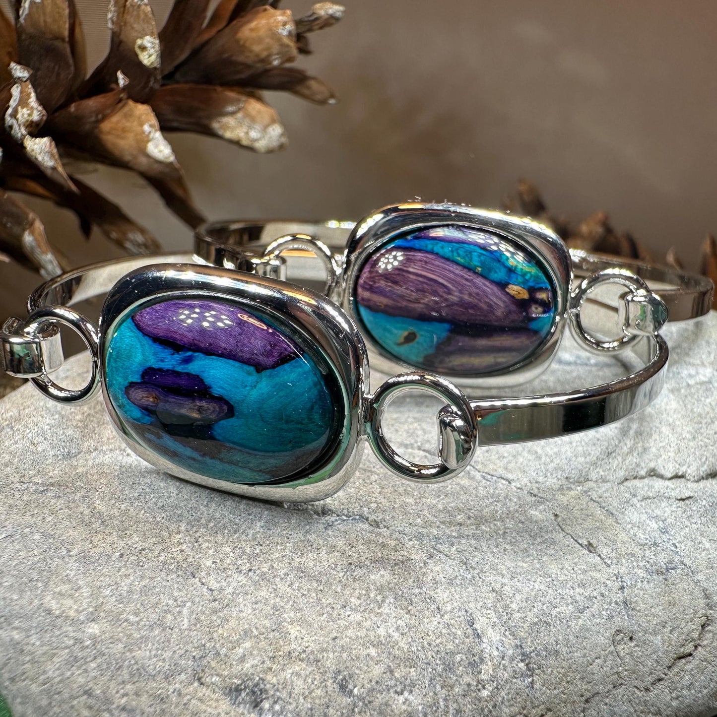 Square Scotland Heathergems Bracelet