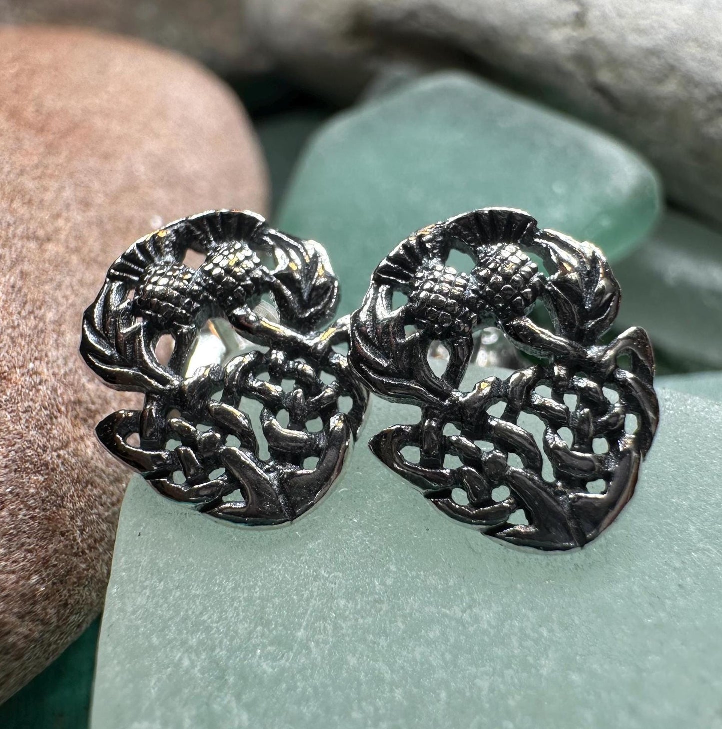 Highland Spring Thistle Earrings