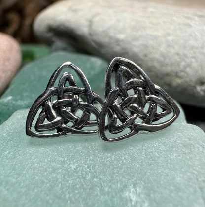 Laura Celtic Knot Stud Earrings