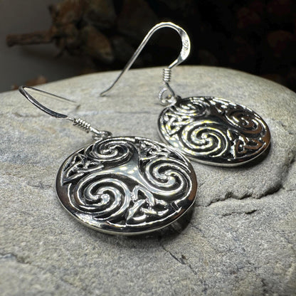 Skara Brae Celtic Spiral Earrings