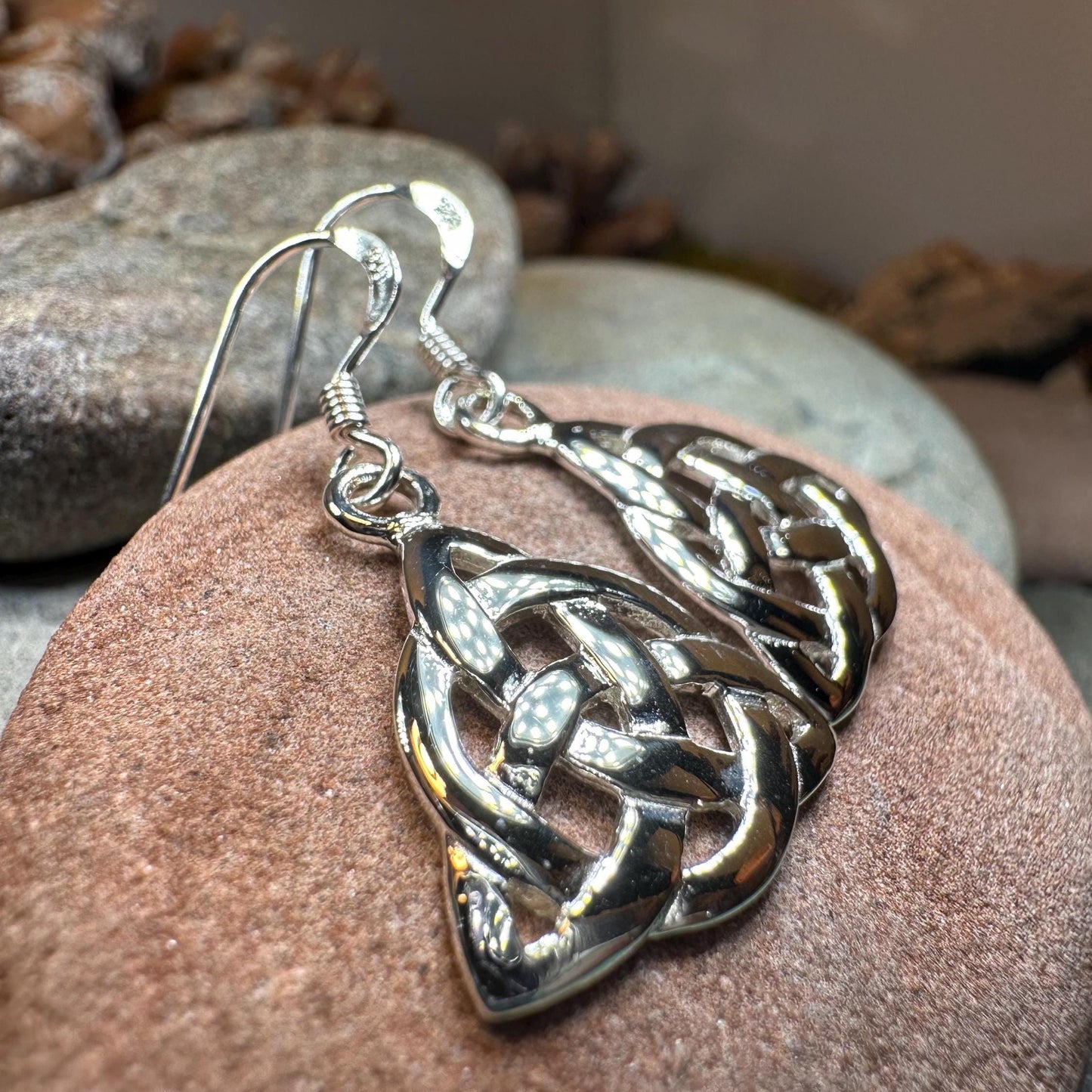 Lyric Celtic Triquetra Earrings