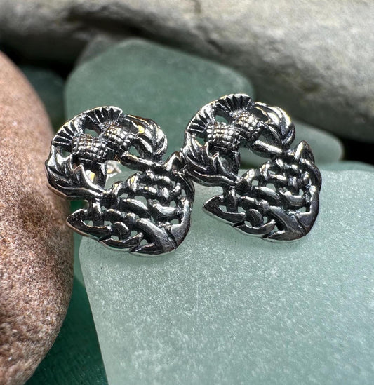 Highland Spring Thistle Earrings