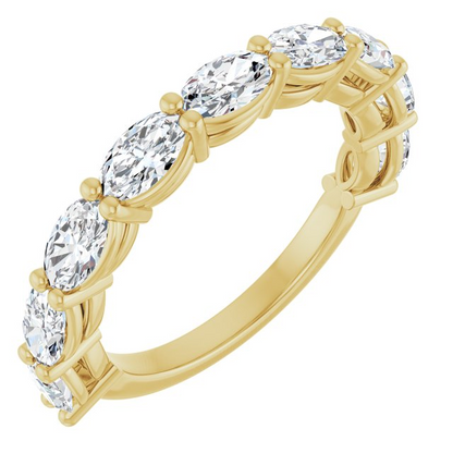 14K Yellow 2 1/4 CTW Natural Diamond Anniversary Band