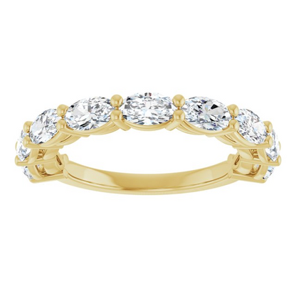 14K Yellow 2 1/4 CTW Natural Diamond Anniversary Band