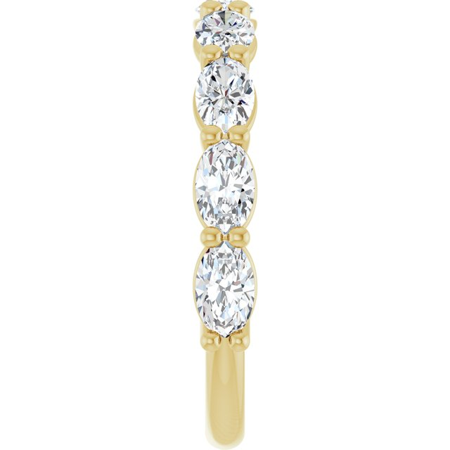 14K Yellow 2 1/4 CTW Natural Diamond Anniversary Band