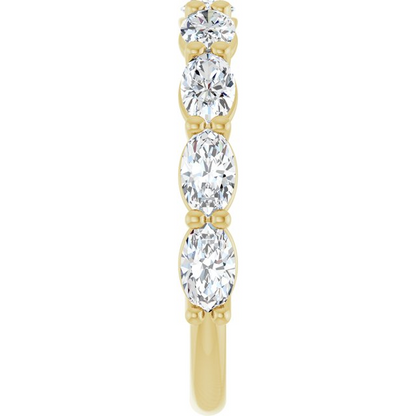 14K Yellow 2 1/4 CTW Natural Diamond Anniversary Band