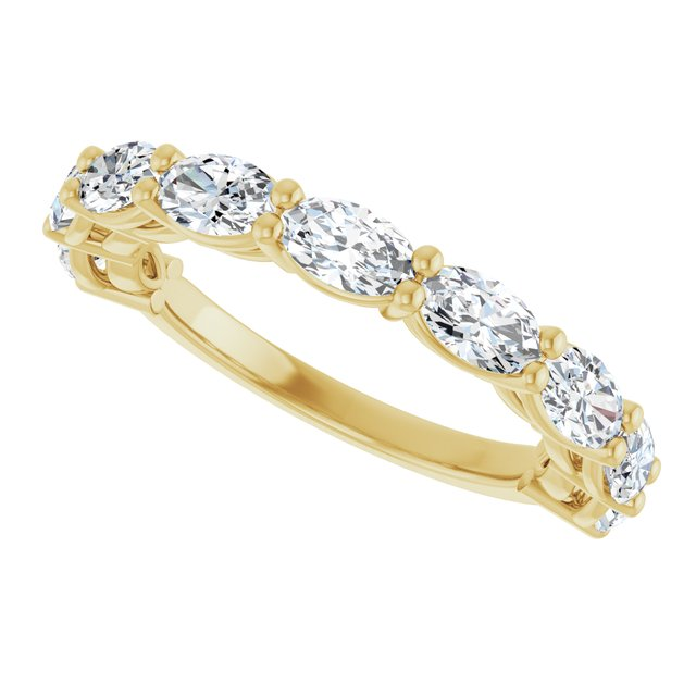 14K Yellow 2 1/4 CTW Natural Diamond Anniversary Band