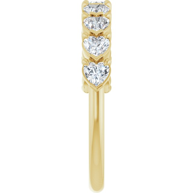 14K Yellow 9/10 CTW Natural Diamond Anniversary Band