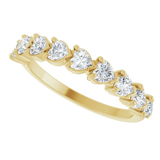 14K Yellow 9/10 CTW Natural Diamond Anniversary Band