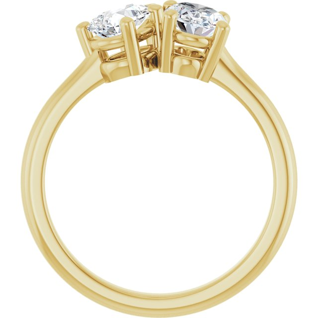 14K Yellow 7x5 mm Oval Engagement Ring