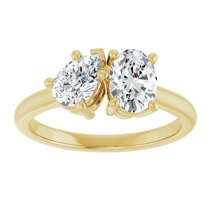 14K Yellow 7x5 mm Oval Engagement Ring
