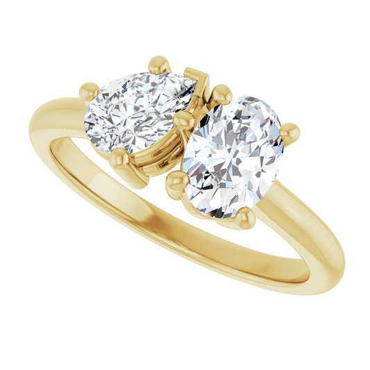 14K Yellow 7x5 mm Oval Engagement Ring