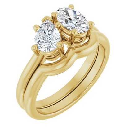 14K Yellow 7x5 mm Oval Engagement Ring