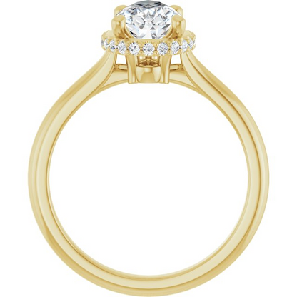 14K Yellow 10x6 mm Pear Engagement Ring