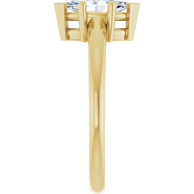 14K Yellow 9x4.5 mm Marquise Solitaire Engagement Ring