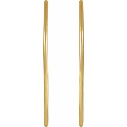 14K Yellow Gold-Filled 38 mm Hoop Earrings