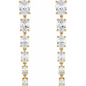 14K Yellow 3 1/4 Lab-Grown Diamond Earrings