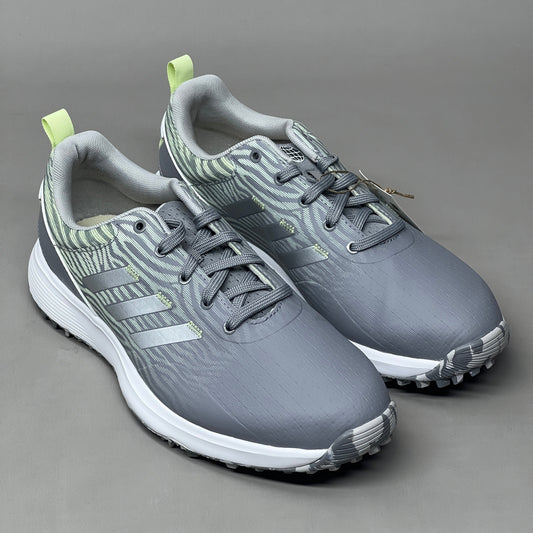 ADIDAS Golf Shoes W S2G SL Waterproof Women's Sz 6 Grey / Lime GZ3911 (New)