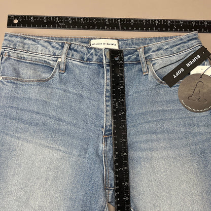 ARTICLES OF SOCIETY Orchidland Ripped Denim Jeans Women's Sz 28 Blue 4009TQ3-717 (New)
