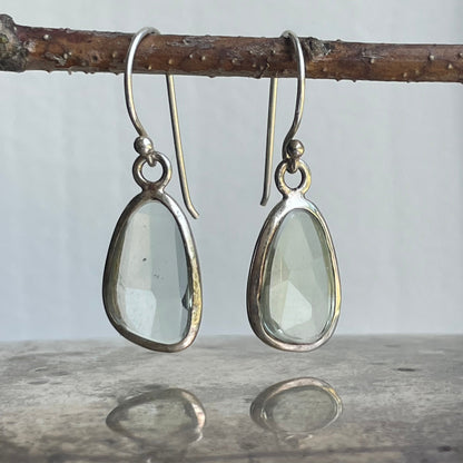 Green Amethyst Danglers