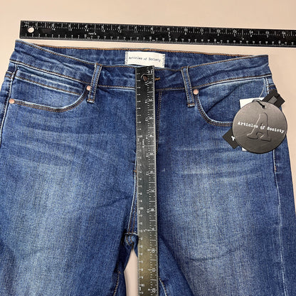 ARTICLES OF SOCIETY Hilo Ripped Denim Jeans Women's Sz 30 Blue 5350PLV-706 (New)