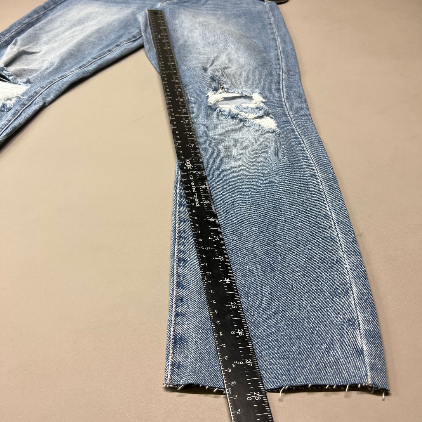 ARTICLES OF SOCIETY Orchidland Ripped Denim Jeans Women's Sz 27 Blue 4009TQ3-717 (New)