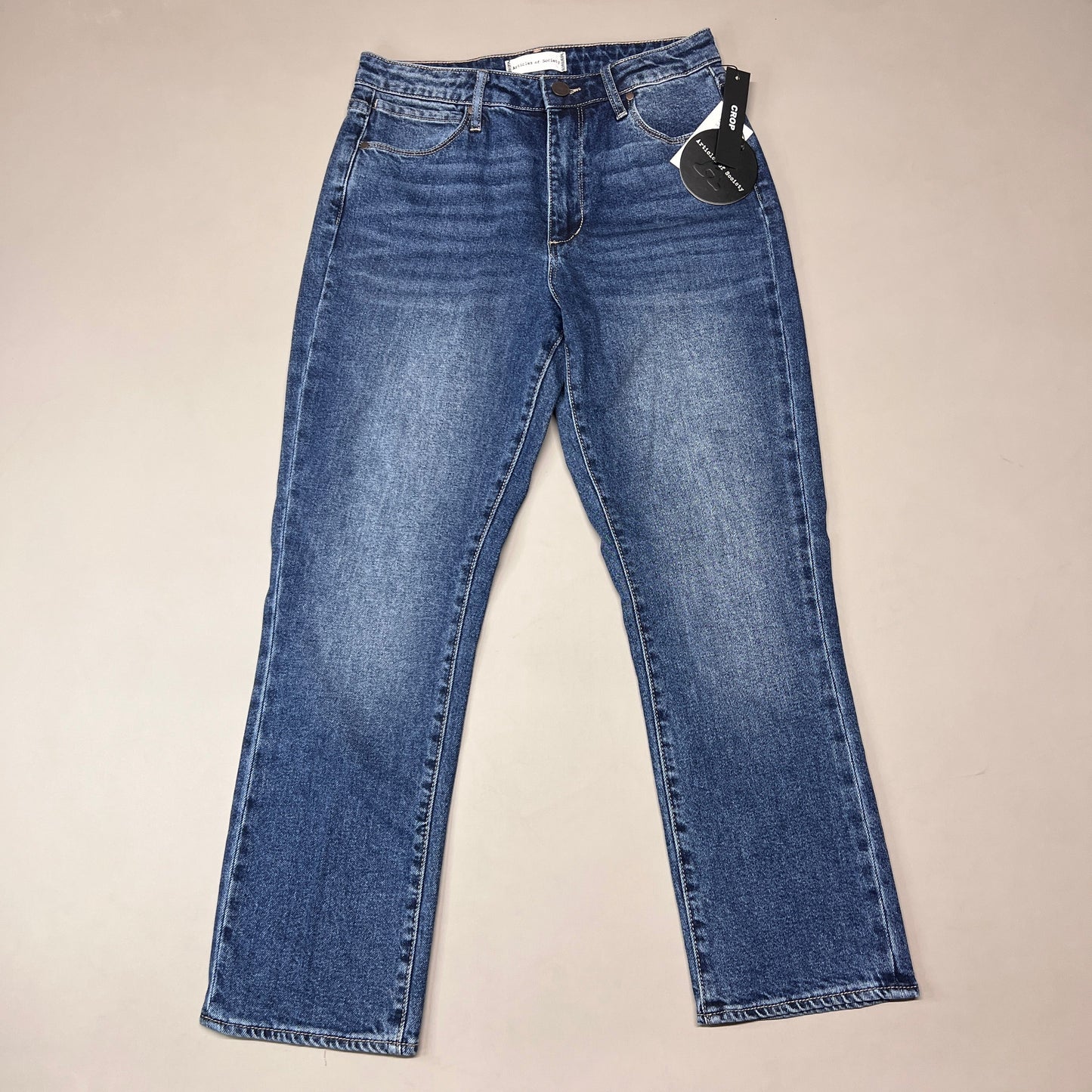 ARTICLES OF SOCIETY Ewa Beach Denim Jeans Women's Sz 25 Blue 4810TQ3-718 (New)