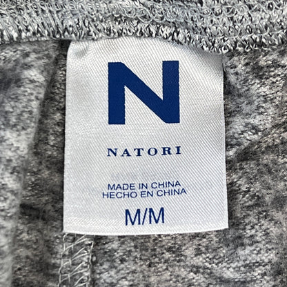 NATORI Soft Stretch Knit Lounge Pant Ankle Length Women's Sz M Heather Grey NC7208Y (New)