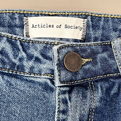 ARTICLES OF SOCIETY OMAO High Rise Denim Jeans Women's Sz 26 Blue 4009TQ3-716 (New)