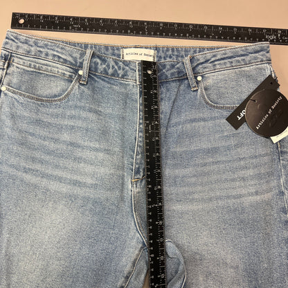 ARTICLES OF SOCIETY Orchidland Ripped Denim Jeans Women's Sz 32 Blue 4009TQ3-717 (New)