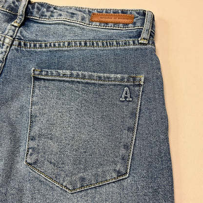 ARTICLES OF SOCIETY OMAO High Rise Denim Jeans Women's Sz 26 Blue 4009TQ3-716 (New)