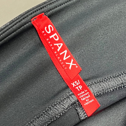 SPANX Faux Leather Leggings Women's Sz XS / TP Black 2437 (New)