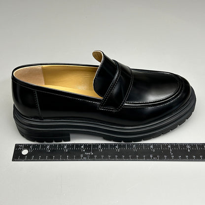 TONY BIANCO Wiz Black Hi Shine Casual Shoes Women's Sz 7.5 (New)