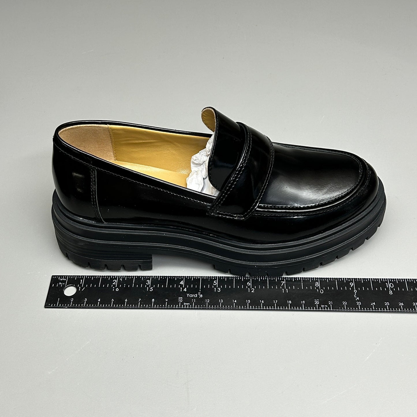 TONY BIANCO Wiz Black Hi Shine Casual Shoes Women's Sz 6 (New)