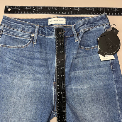ARTICLES OF SOCIETY Pearl City Denim Jeans Women's Sz 28 Blue 4018PLV-712 (New)