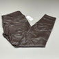 TIME AND TRU Women's Faux Leather Leggings Sz XXL 20 Brown (New)